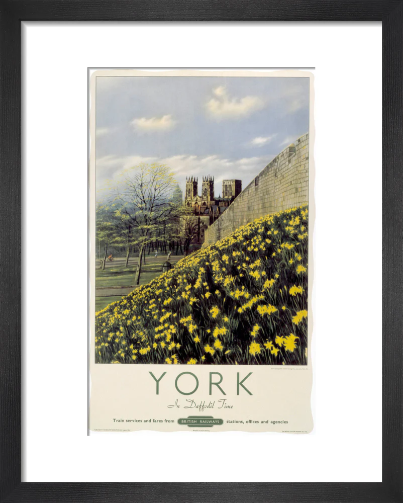 'York in Daffodil Time', BR poster, 1950. - Image 36