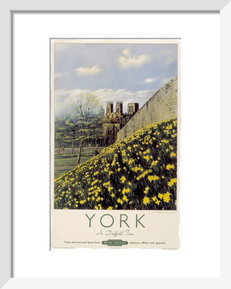'York in Daffodil Time', BR poster, 1950. - Image 37