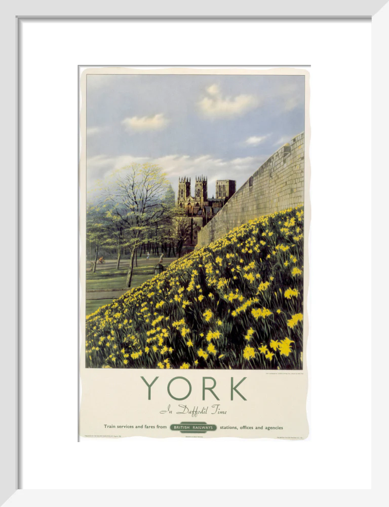 'York in Daffodil Time', BR poster, 1950. - Image 42