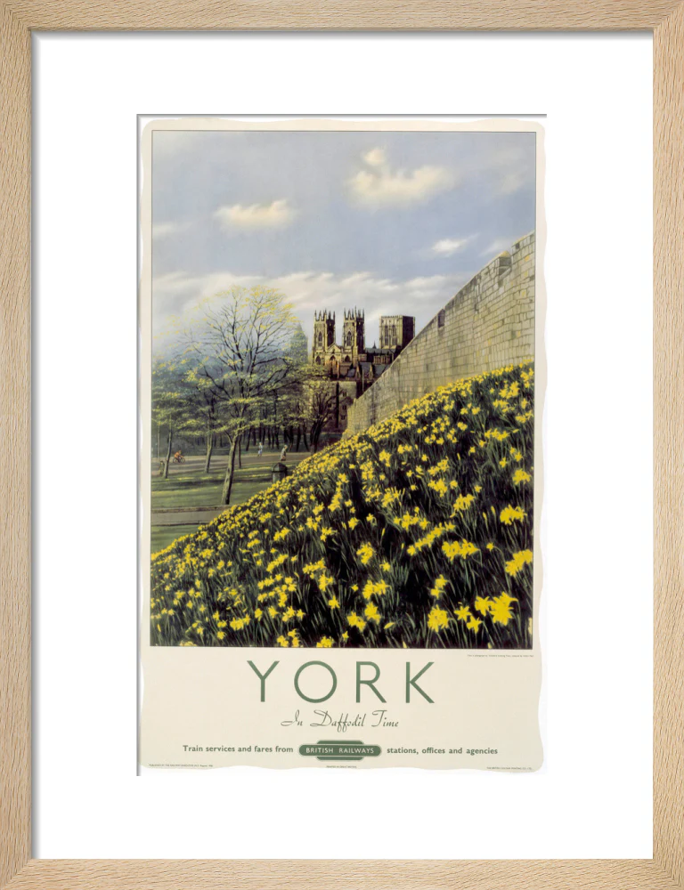 'York in Daffodil Time', BR poster, 1950. - Image 44