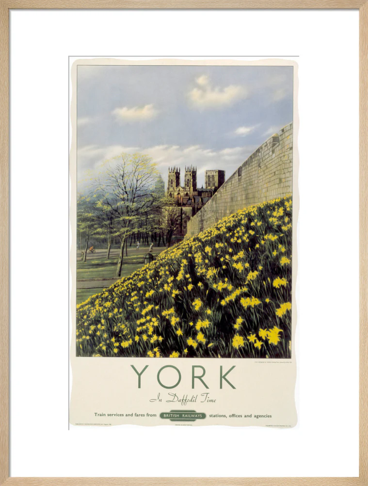 'York in Daffodil Time', BR poster, 1950. - Image 54