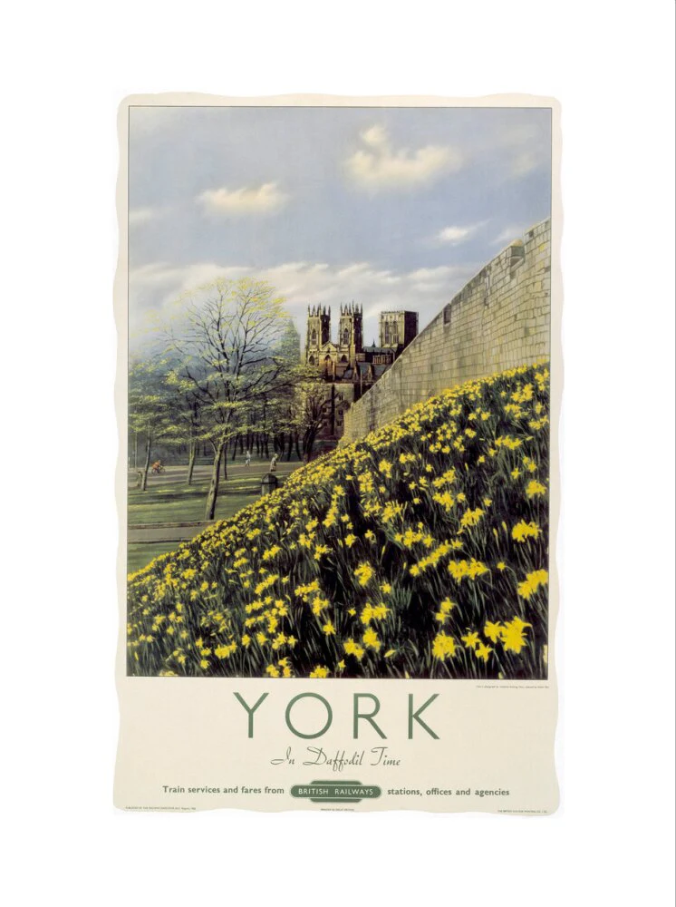 'York in Daffodil Time', BR poster, 1950. - Image 55