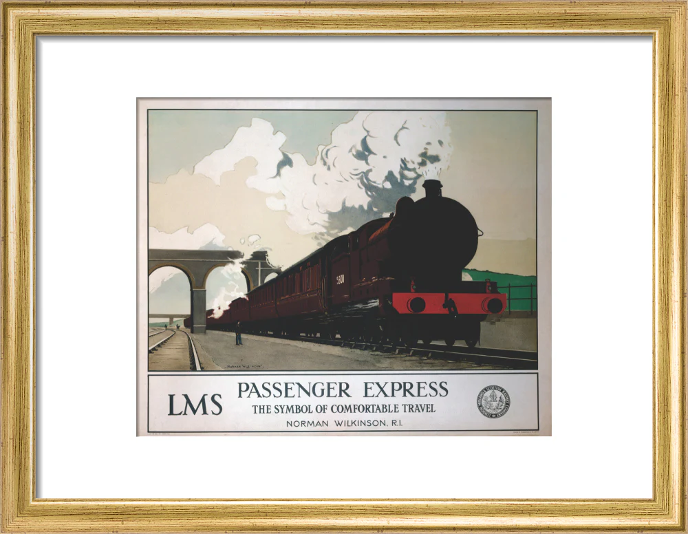 'Passenger Express', LMS poster, 1930s. - Image 10