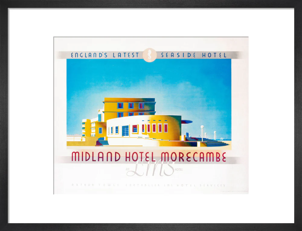 'Midland Hotel, Morecambe', LMS poster, 1933. - Image 13