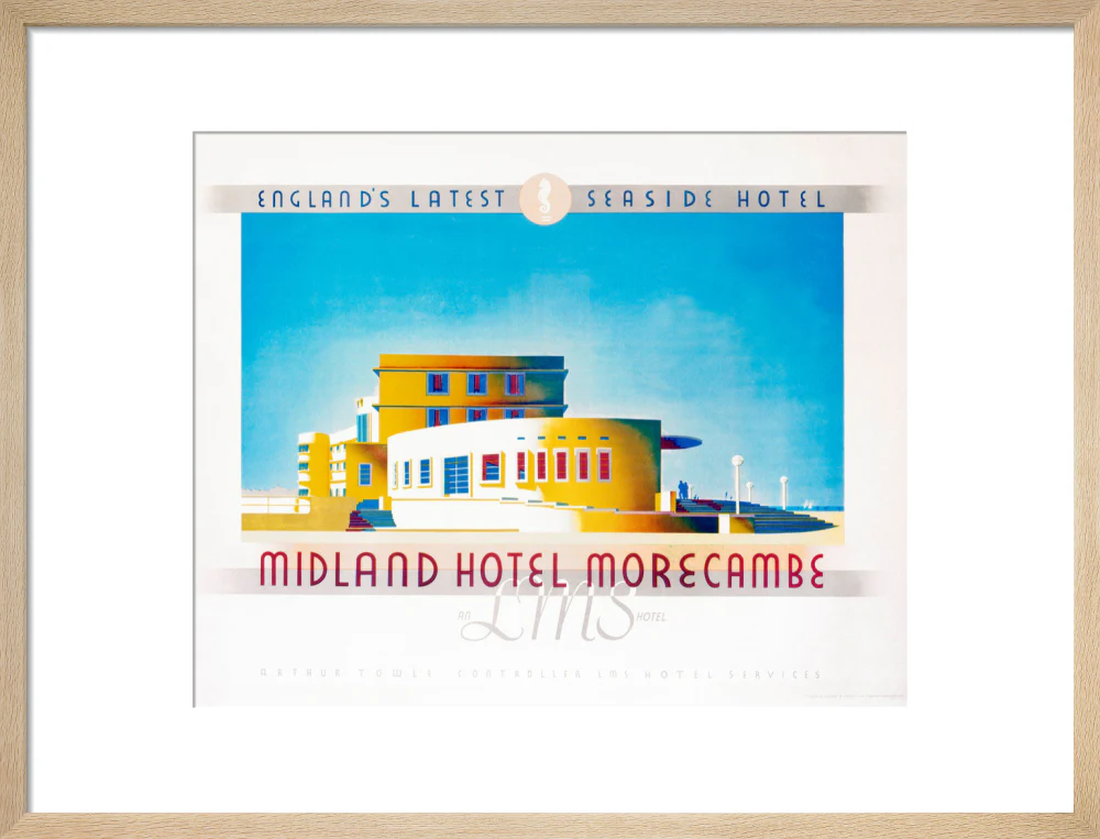 'Midland Hotel, Morecambe', LMS poster, 1933. - Image 16