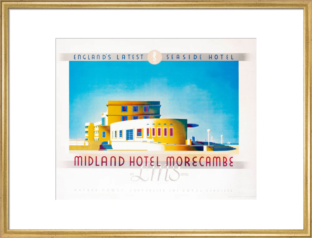'Midland Hotel, Morecambe', LMS poster, 1933. - Image 20