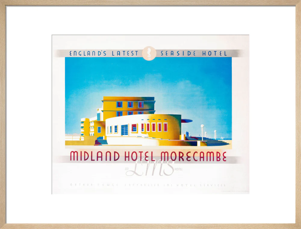 'Midland Hotel, Morecambe', LMS poster, 1933. - Image 21