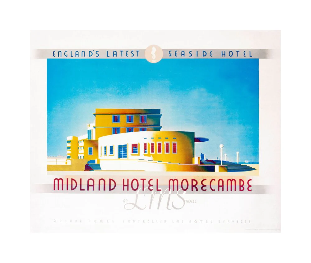 'Midland Hotel, Morecambe', LMS poster, 1933. - Image 28