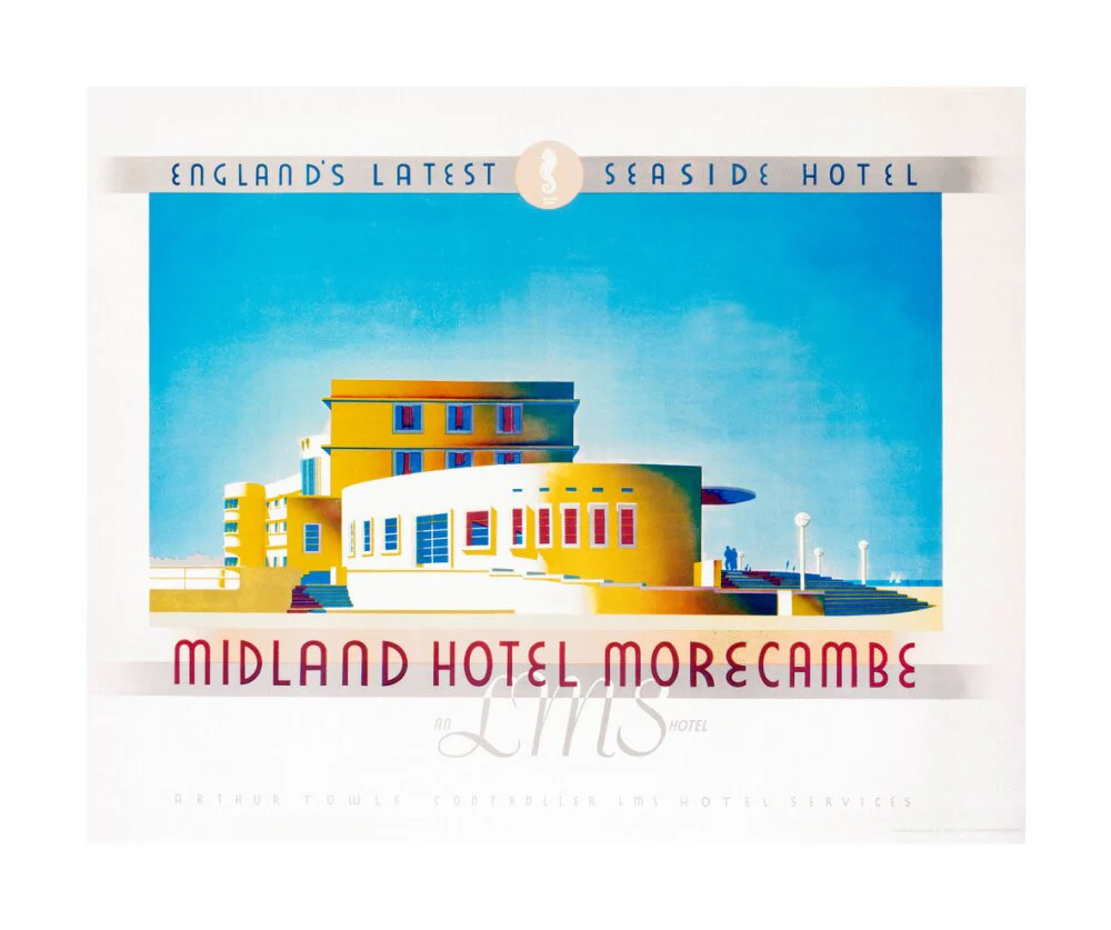 'Midland Hotel, Morecambe', LMS poster, 1933. - Image 29