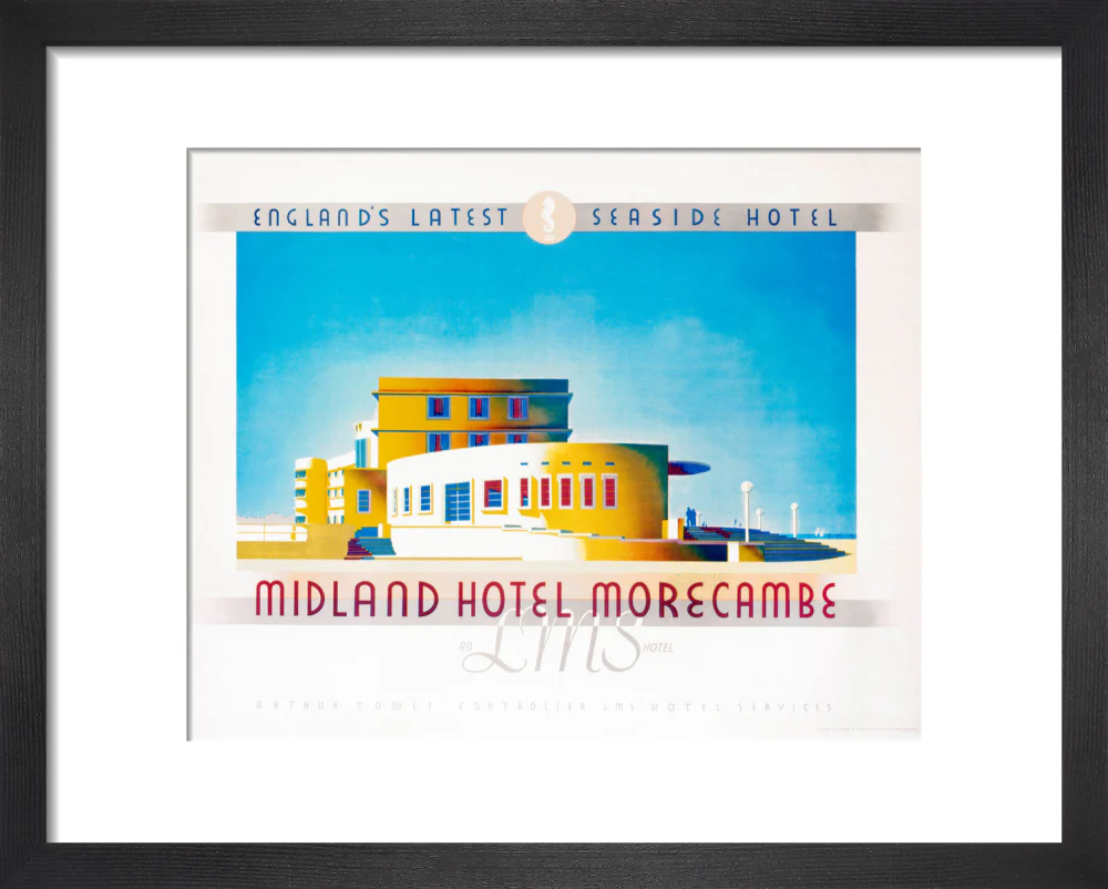 'Midland Hotel, Morecambe', LMS poster, 1933. - Image 3