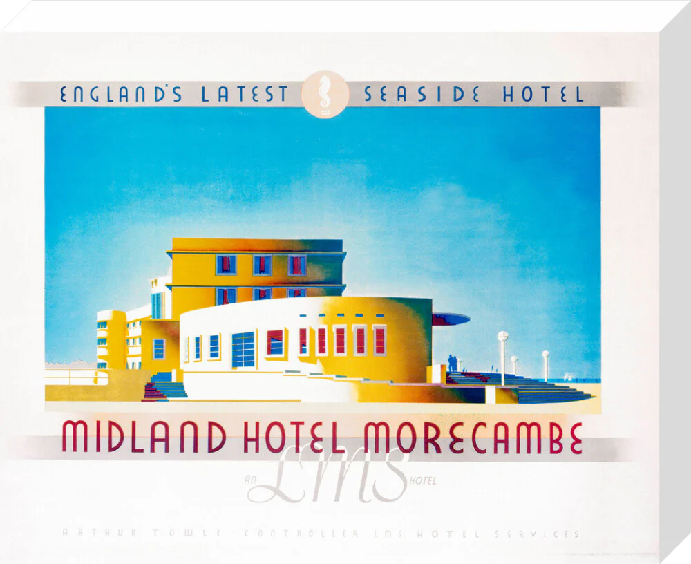 'Midland Hotel, Morecambe', LMS poster, 1933. - Image 32