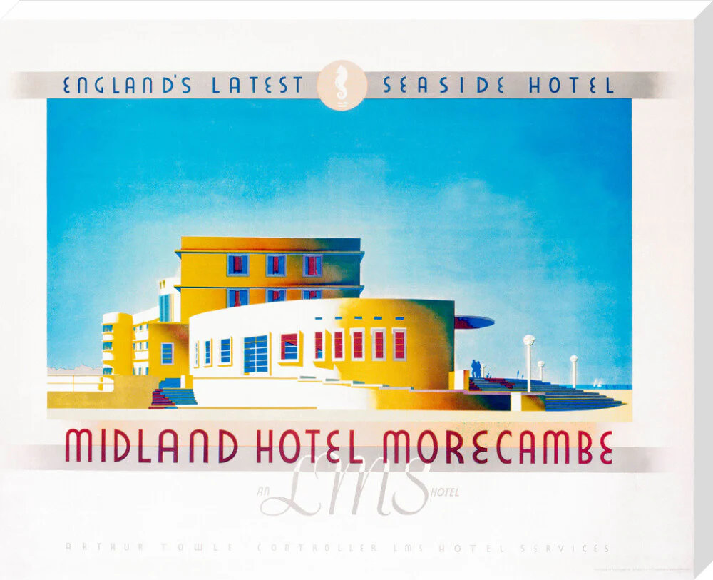 'Midland Hotel, Morecambe', LMS poster, 1933. - Image 34