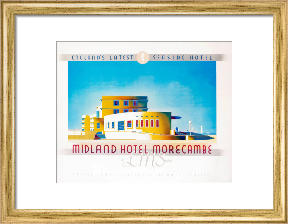 'Midland Hotel, Morecambe', LMS poster, 1933. - Image 43
