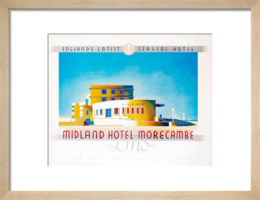 'Midland Hotel, Morecambe', LMS poster, 1933. - Image 44