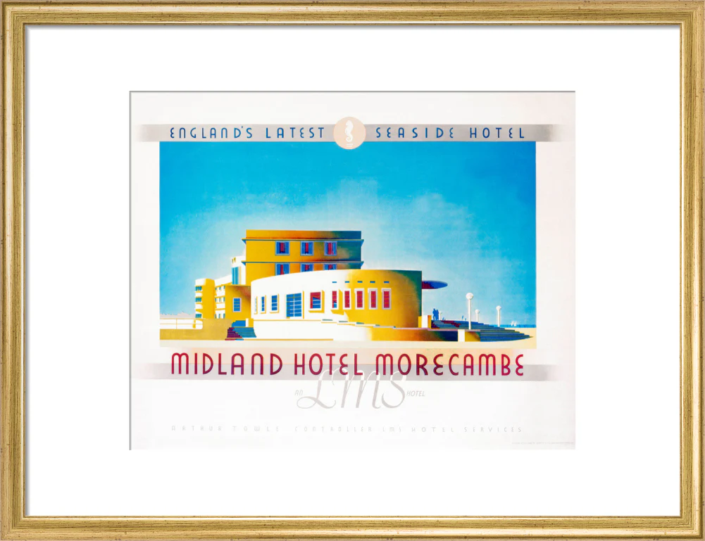 'Midland Hotel, Morecambe', LMS poster, 1933. - Image 48