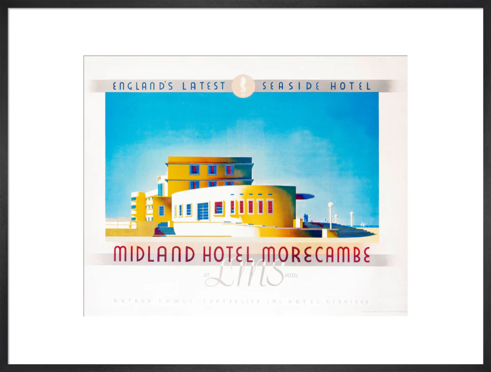 'Midland Hotel, Morecambe', LMS poster, 1933. - Image 56