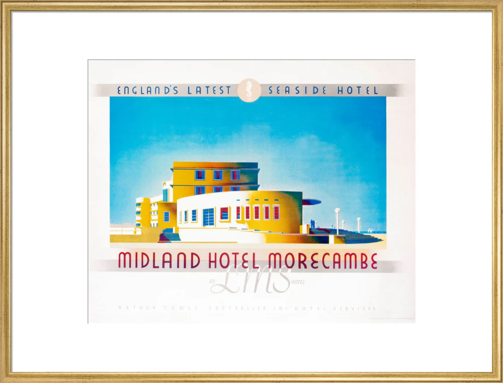 'Midland Hotel, Morecambe', LMS poster, 1933. - Image 58