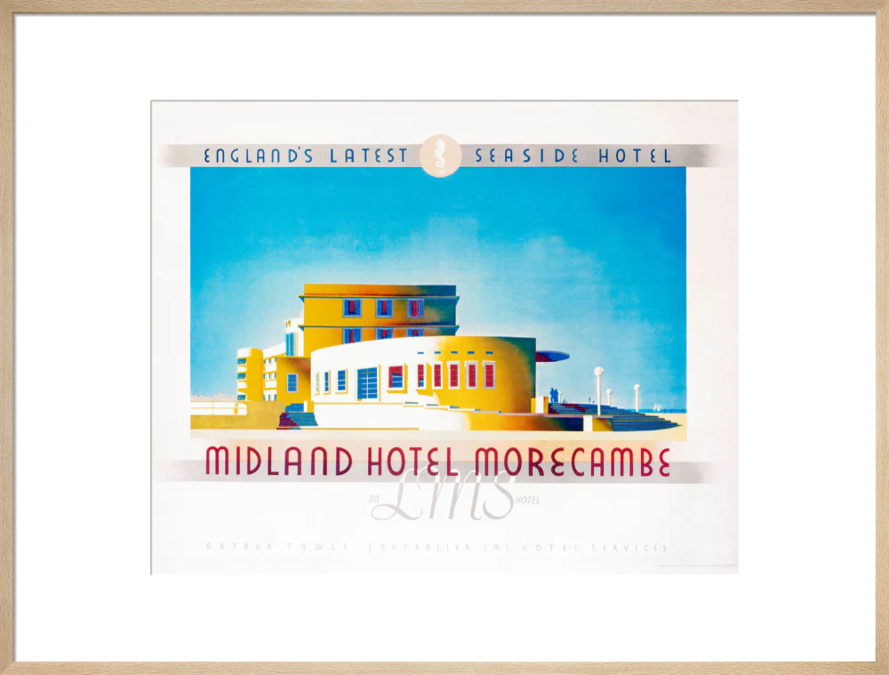 'Midland Hotel, Morecambe', LMS poster, 1933. - Image 59