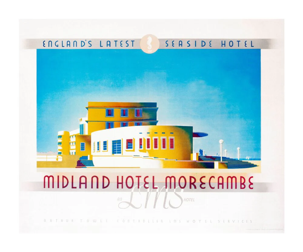 'Midland Hotel, Morecambe', LMS poster, 1933. - Image 63