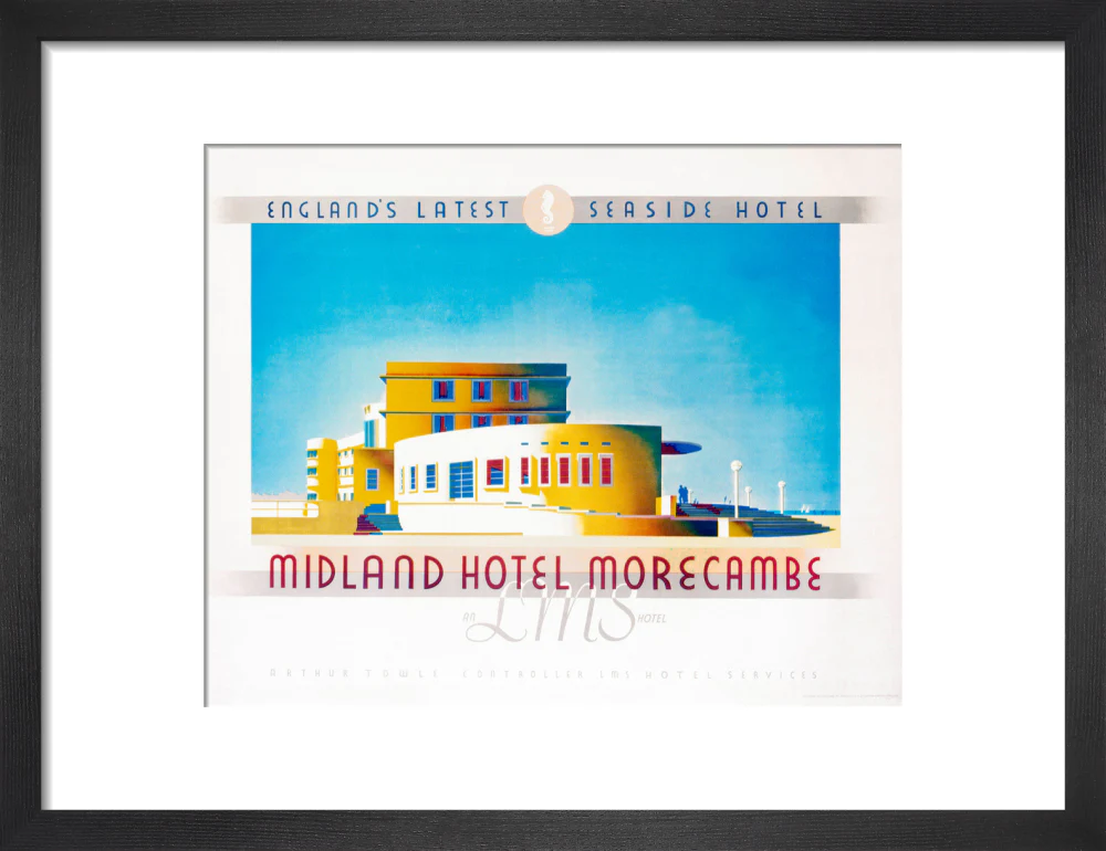 'Midland Hotel, Morecambe', LMS poster, 1933. - Image 8