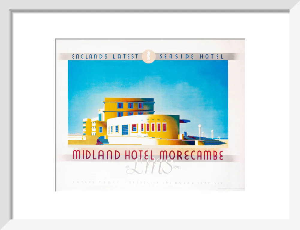 'Midland Hotel, Morecambe', LMS poster, 1933. - Image 9
