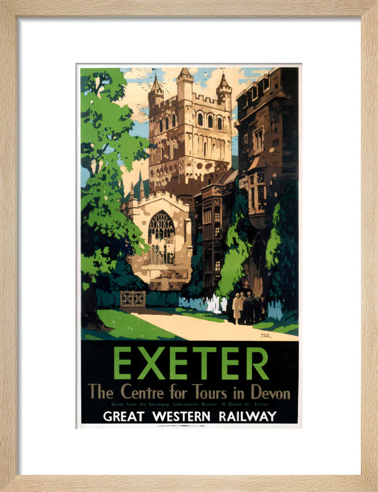 'Exeter', GWR poster, 1923-1947. - Image 11