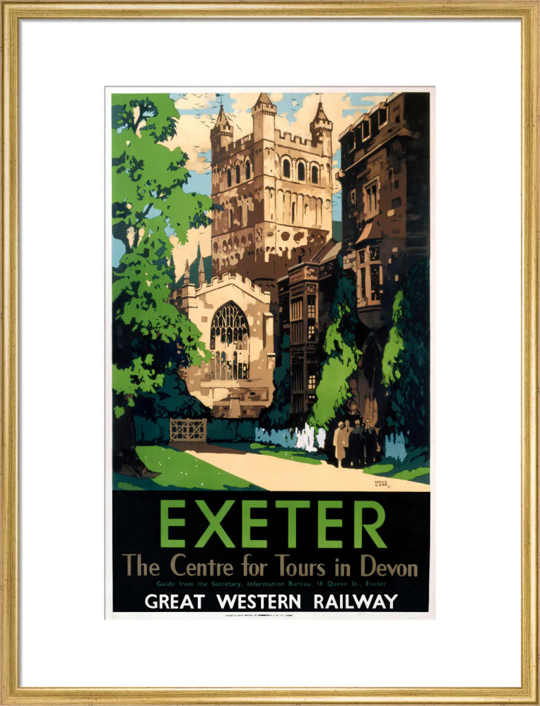 'Exeter', GWR poster, 1923-1947. - Image 20