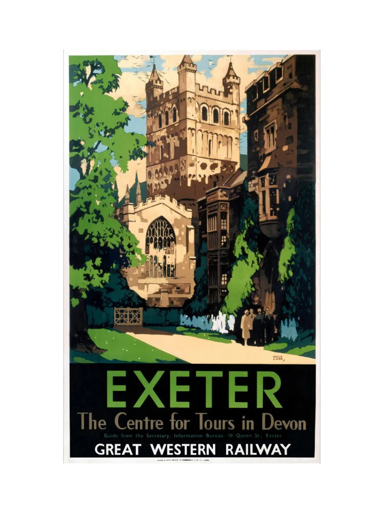 'Exeter', GWR poster, 1923-1947. - Image 22