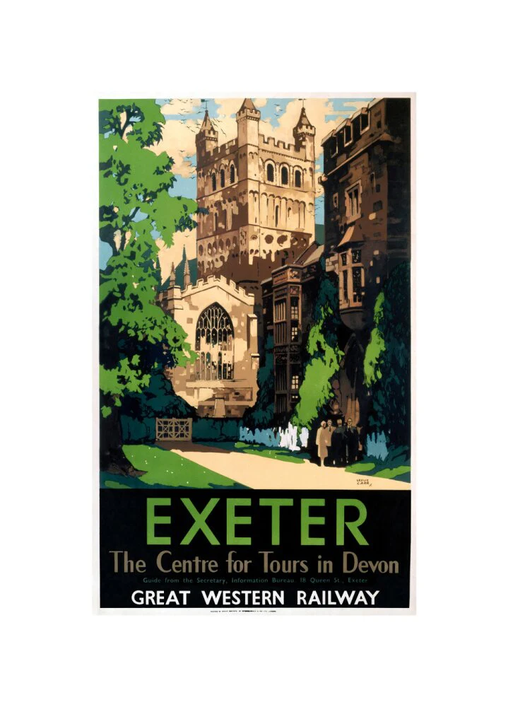 'Exeter', GWR poster, 1923-1947. - Image 27