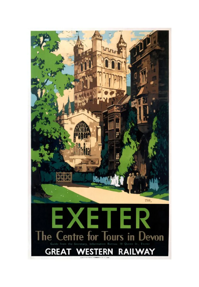 'Exeter', GWR poster, 1923-1947. - Image 28