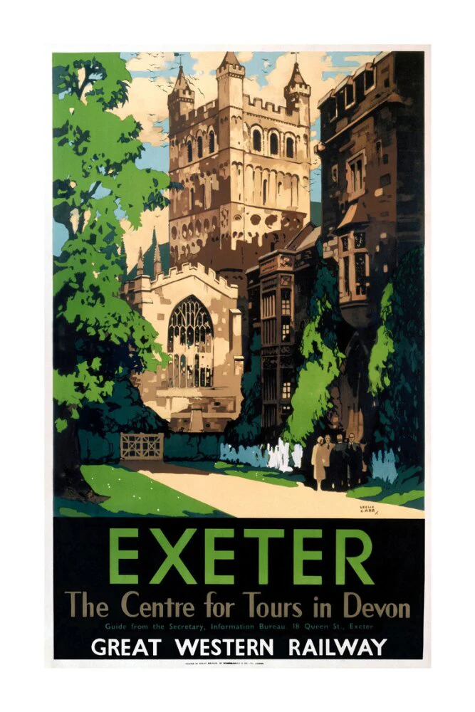 'Exeter', GWR poster, 1923-1947. - Image 30