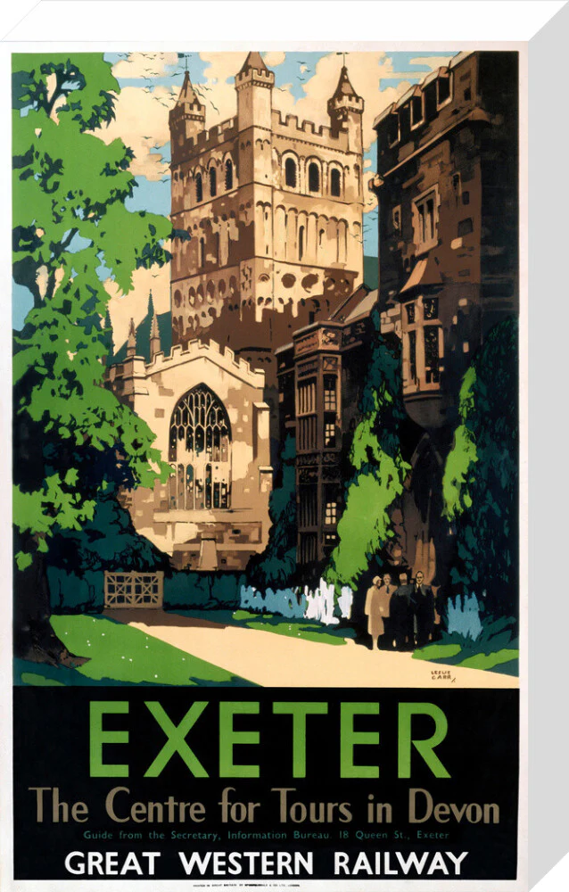 'Exeter', GWR poster, 1923-1947. - Image 32