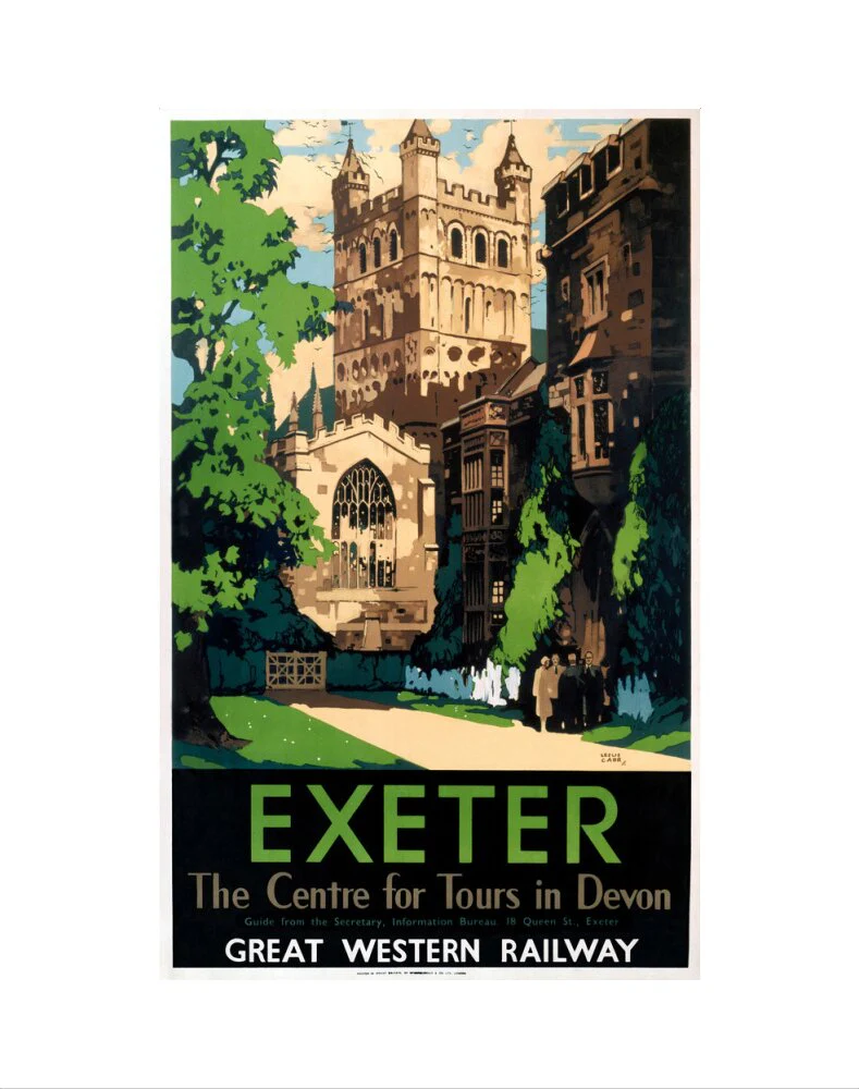 'Exeter', GWR poster, 1923-1947. - Image 35