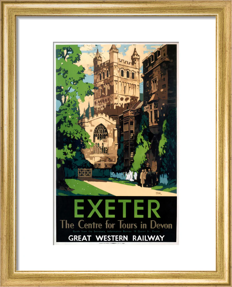 'Exeter', GWR poster, 1923-1947. - Image 5