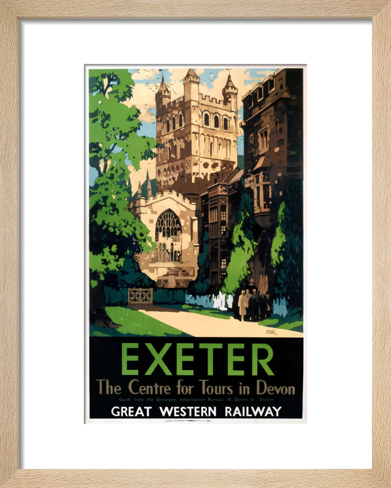 'Exeter', GWR poster, 1923-1947. - Image 6