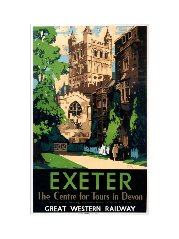 'Exeter', GWR poster, 1923-1947. - Image 7