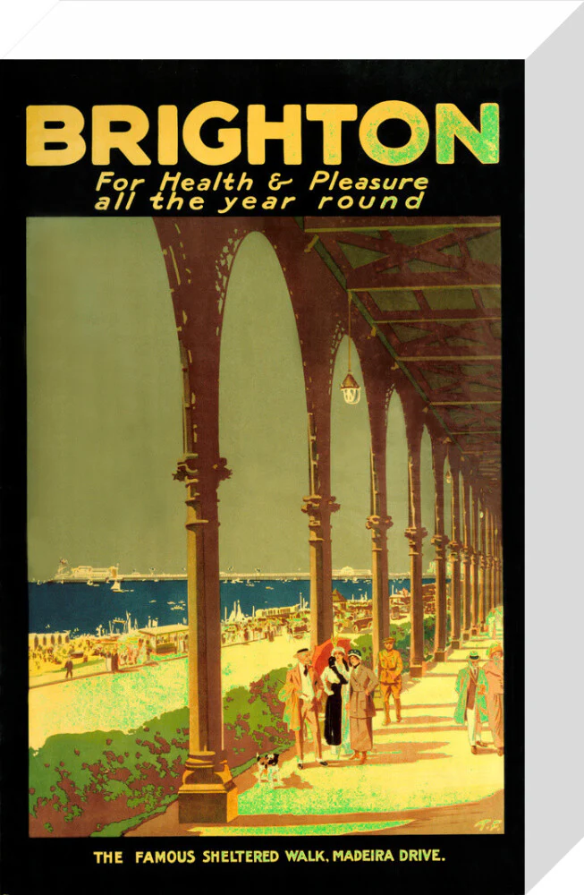 'Brighton for Health & Pleasure all the Year Round', poster, 1920s. - Image 31