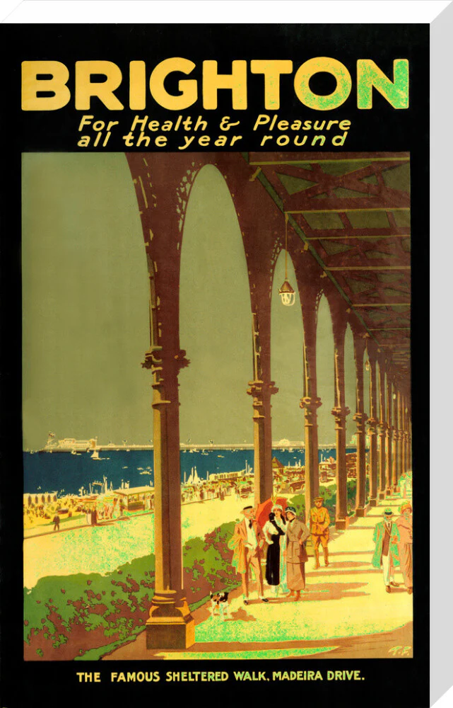 'Brighton for Health & Pleasure all the Year Round', poster, 1920s. - Image 33