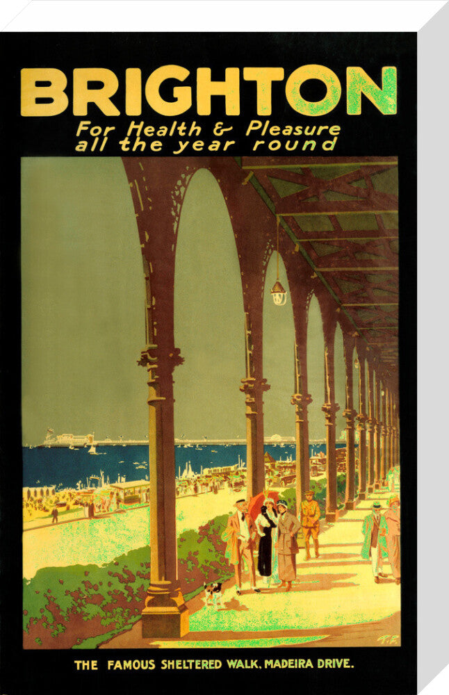 'Brighton for Health & Pleasure all the Year Round', poster, 1920s. - Image 65