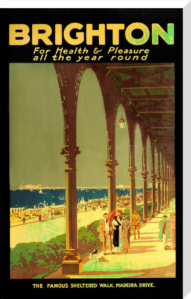 'Brighton for Health & Pleasure all the Year Round', poster, 1920s. - Image 67