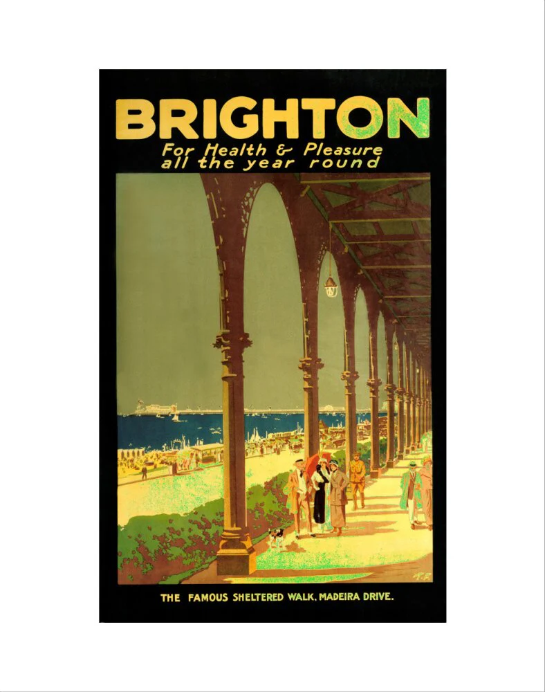 'Brighton for Health & Pleasure all the Year Round', poster, 1920s. - Image 68