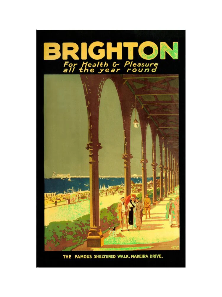 'Brighton for Health & Pleasure all the Year Round', poster, 1920s. - Image 7