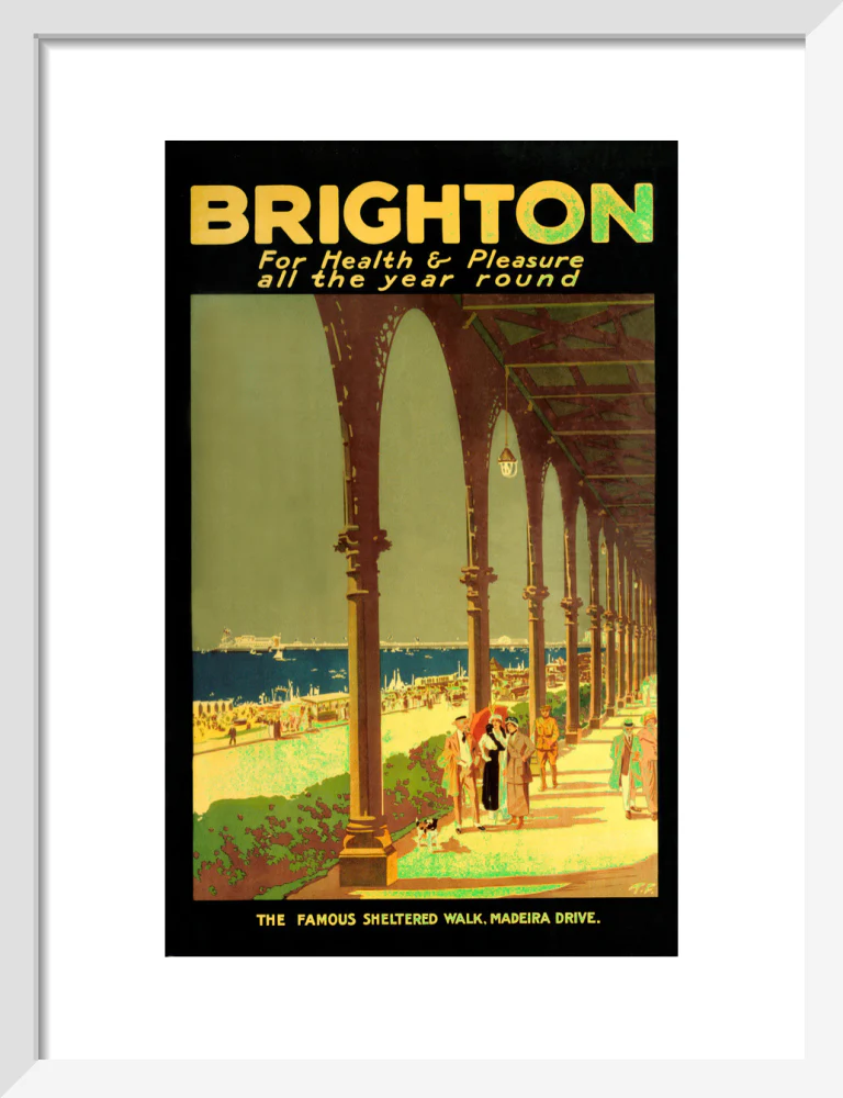 'Brighton for Health & Pleasure all the Year Round', poster, 1920s. - Image 75
