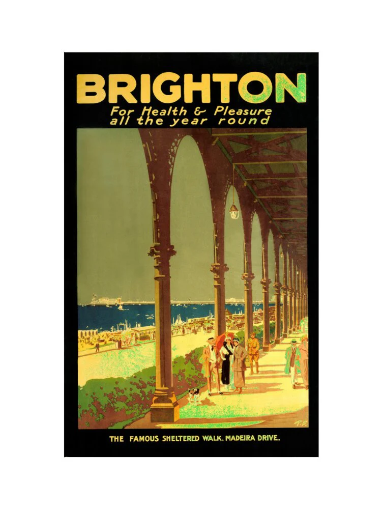 'Brighton for Health & Pleasure all the Year Round', poster, 1920s. - Image 83