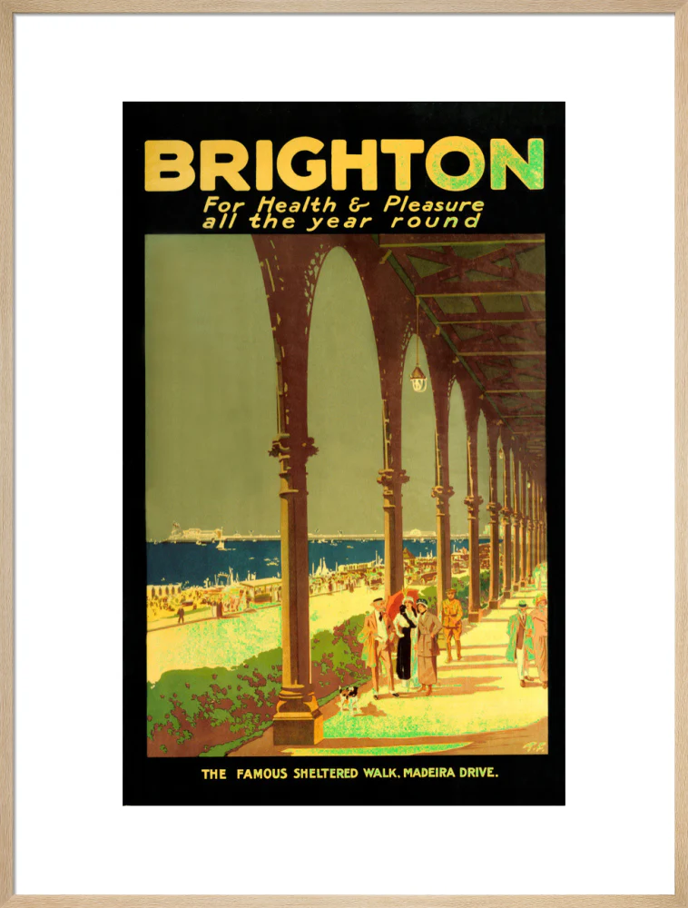 'Brighton for Health & Pleasure all the Year Round', poster, 1920s. - Image 92