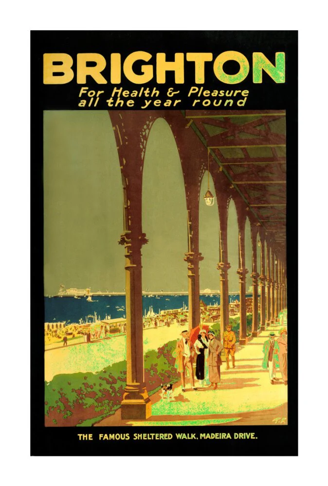 'Brighton for Health & Pleasure all the Year Round', poster, 1920s. - Image 96