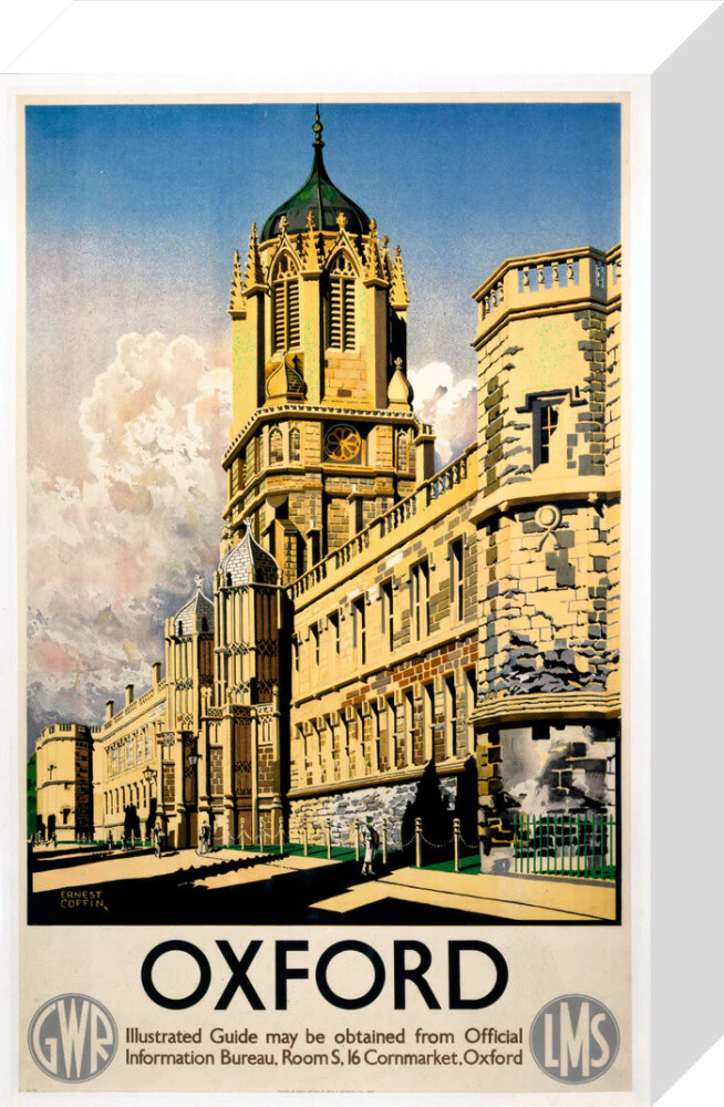 'Oxford', GWR/LMS poster, 1938. - Image 64