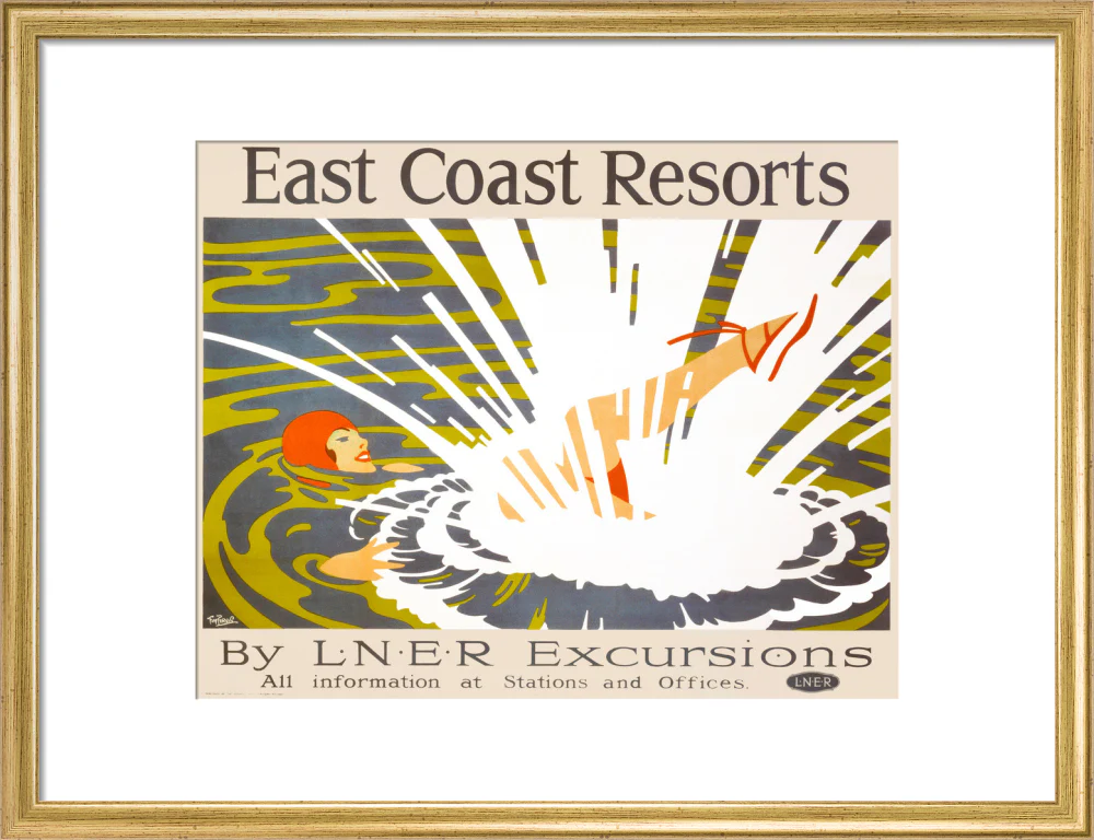 'East Coast Resorts', LNER poster, 1935. - Image 15