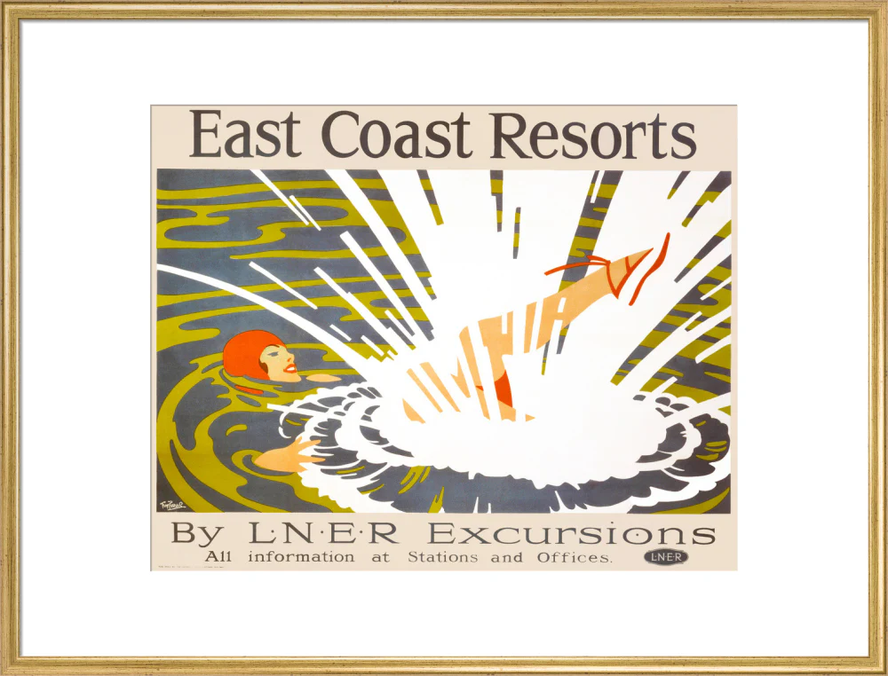 'East Coast Resorts', LNER poster, 1935. - Image 25