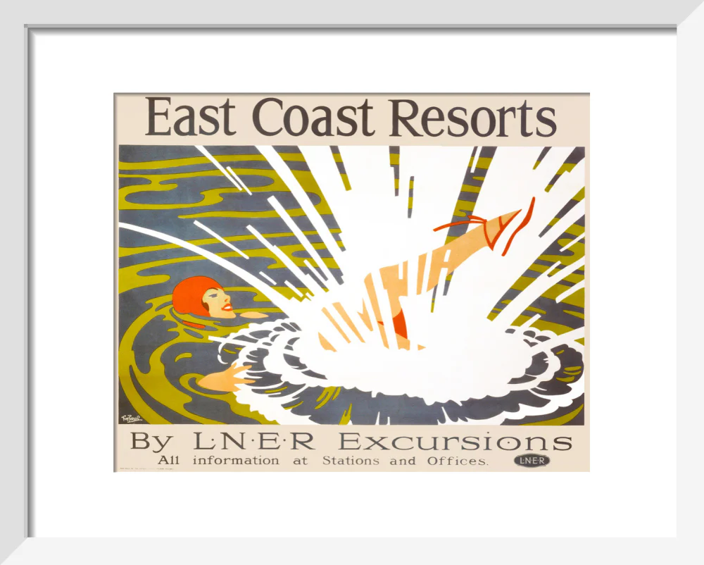 'East Coast Resorts', LNER poster, 1935. - Image 4
